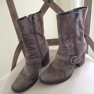 Born Camryn Suede Leather Boot, Size 9/40.5